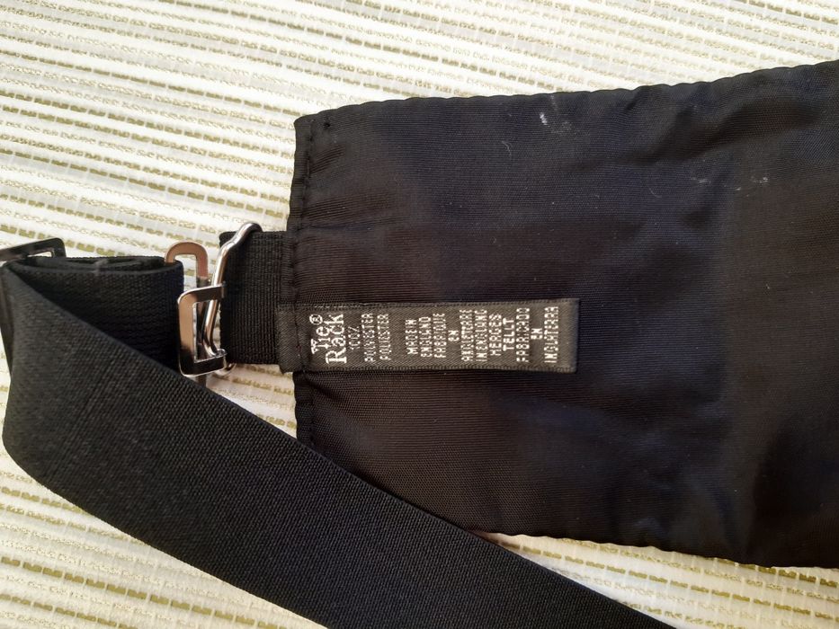 Бордовий камербанд-хамелеон (пояс під смокінг) Tie Rack, Made in England