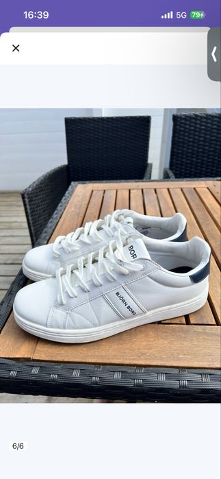Białe Sneakersy BJÖRN BORG | Rozmiar 42 | Stan Dobry! Klasyk