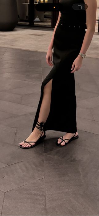 Босоніжки ZARA в чорному кольорі
