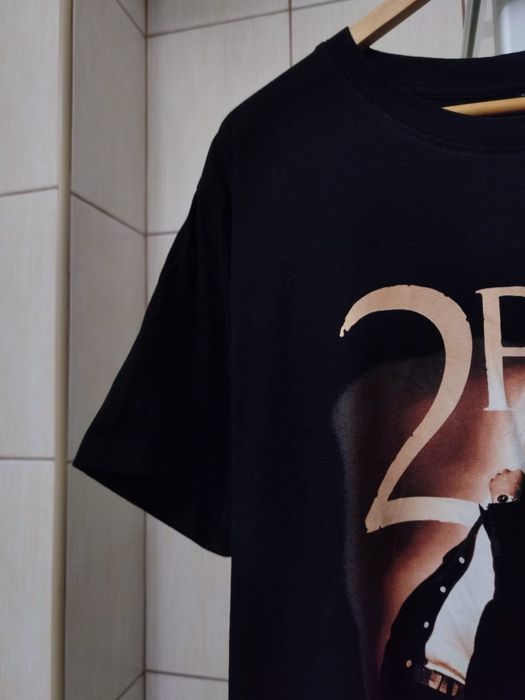 bluzka koszulka t-shirt xl 2 pac pull and bear classic sport retro dri