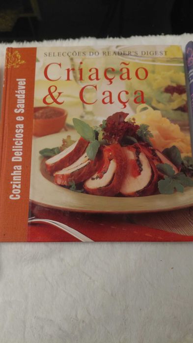 Pacote com dois livros de Cozinha Saudável, Seleções do Readers Digest