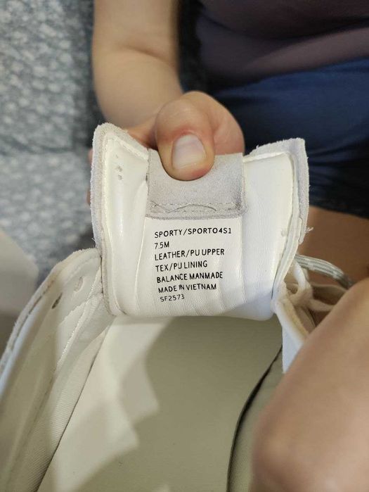 Кеди Steve Madden Sporty White 38 розмір, 7.5 (Устілка 23.8) натуральна шкіра