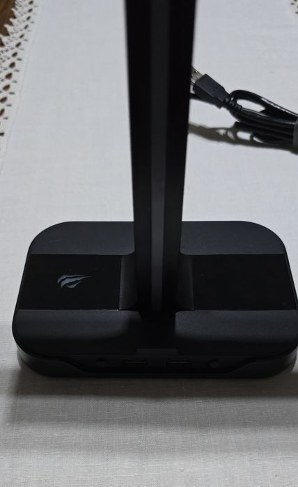 Suporte duplo para Headphones com LED RGB