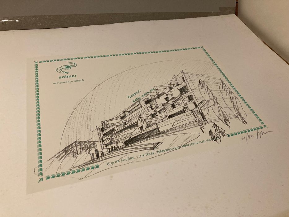 Serigrafia Assinada Souto Moura