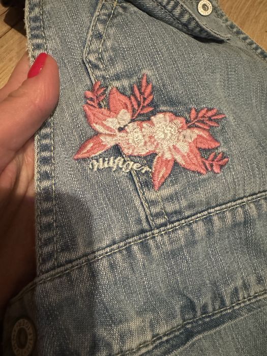 Sukienka Tommy Hilfingier ogrodniczka