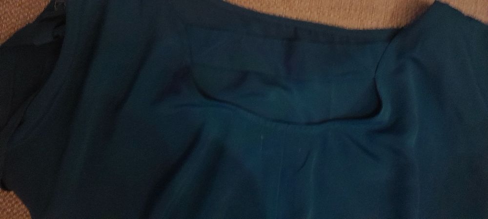 Vestido azul marinho