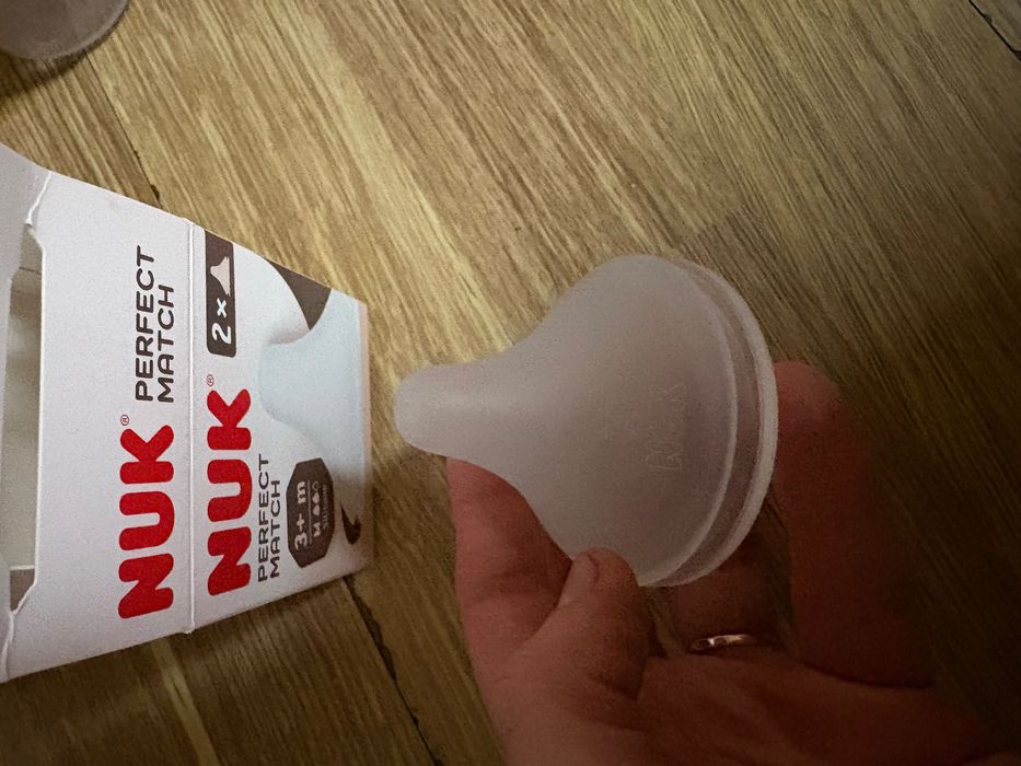 Новые бутылочки сменные соски Nuk Perfect match 0+ 3+ 6+ месяца