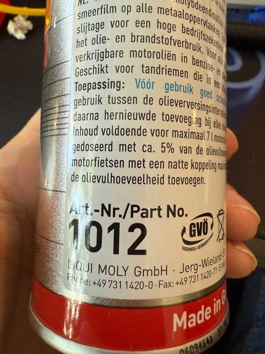Liqui Moly 1012 - Aditivo para oleo