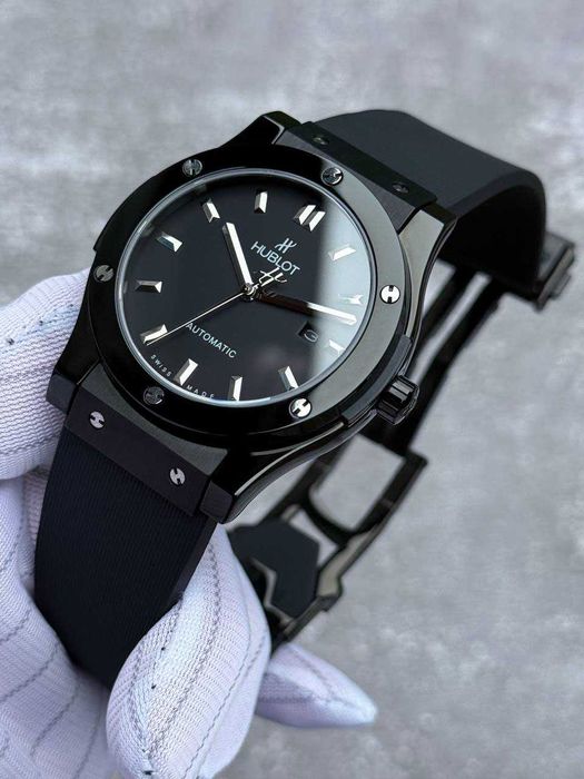 Швейцарские механические часы Хублот с автоподзаводом. Мужские часы