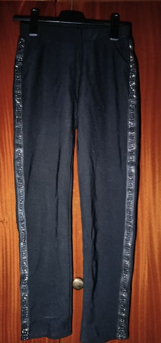 Calça preta M brilhante festa