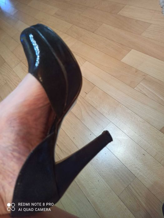 Buty Szpilki czarne skóra naturalna