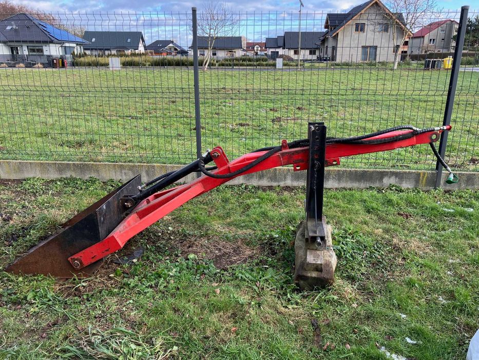 ładowacz na tył ciągnika TUZ, łyżka otwierana hydraulicznie
