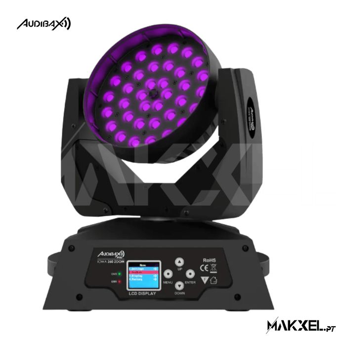 Audibax Iowa 360 Zoom 2 Unidades + Flightcase