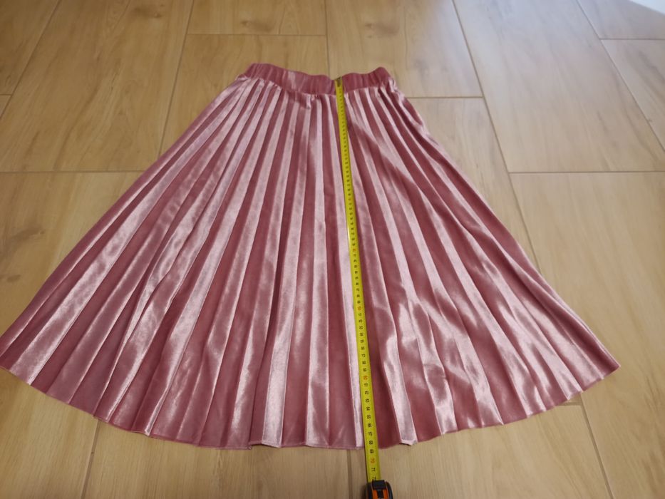 Spódnica midi plisowana welur maksi reserved XS/S