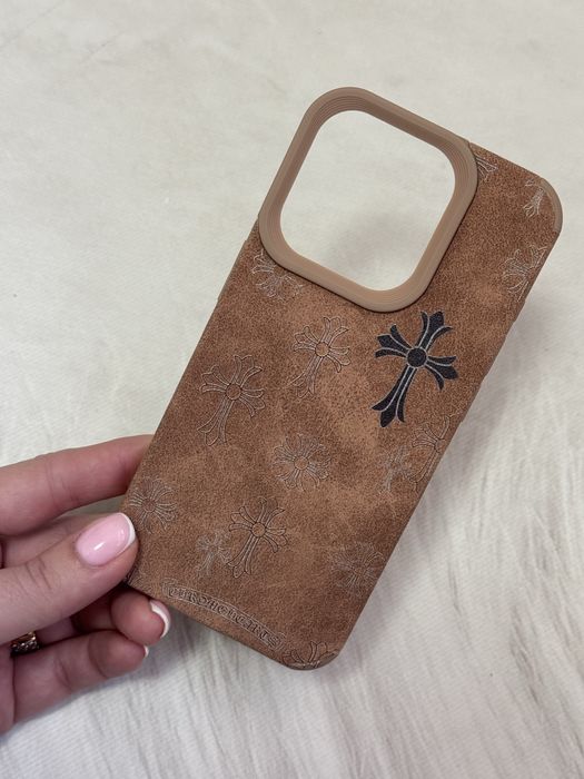 Чохол для Iphone 15 pro в стилі Chrome Hearts