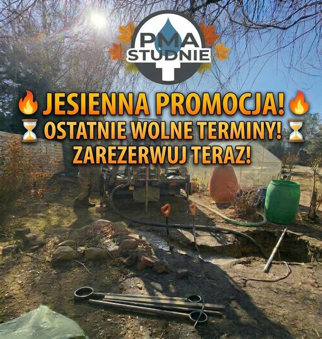 Studnie głębinowe – szybkie terminy, profesjonalne wiercenie!