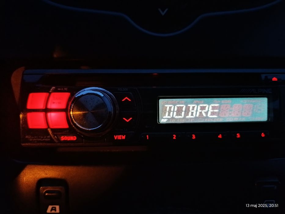 RadioCD iPod AUX USB ALPINE CDE-120 4x50W MP3 Bass Subw Bluetooth 2RCA