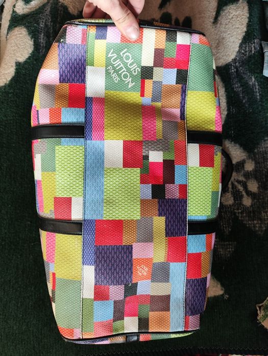 сумка Louis Vuitton Keepall Bandouliere 50 з колекції Multicolor 3D Gr