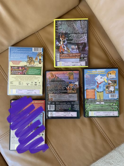 DVD’s de histórias infantis