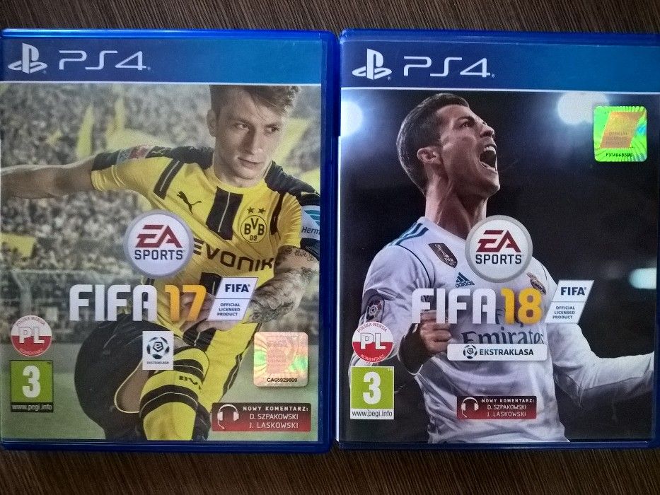 Fifa 18 i Fifa 17 na PS4