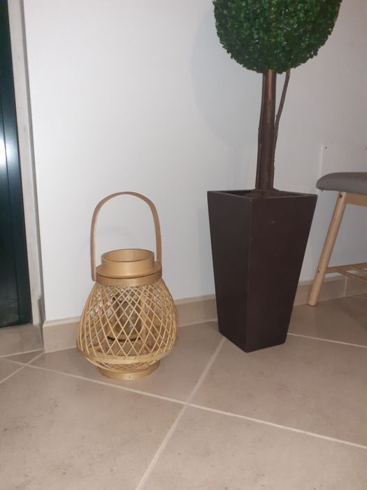 Raffia lantern. Size 28 cm64750561612418123