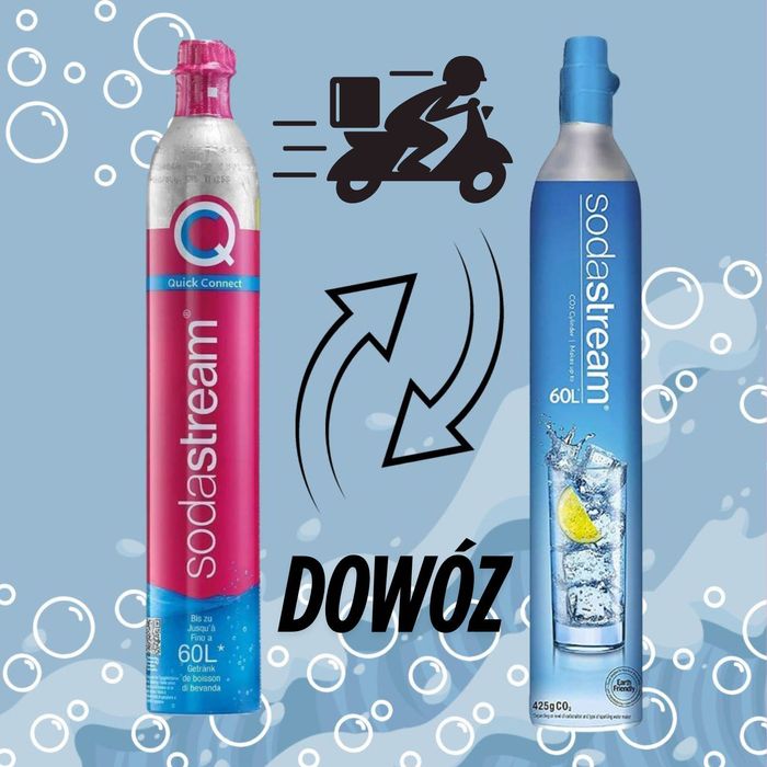 Wymiana napełniania nabijanie SodaStream Soda Stream Quick Connect CO2