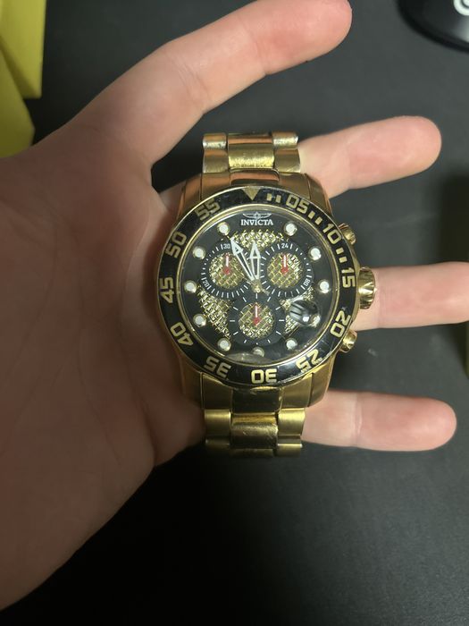 Zegarek Invicta Pro Diver zloty
