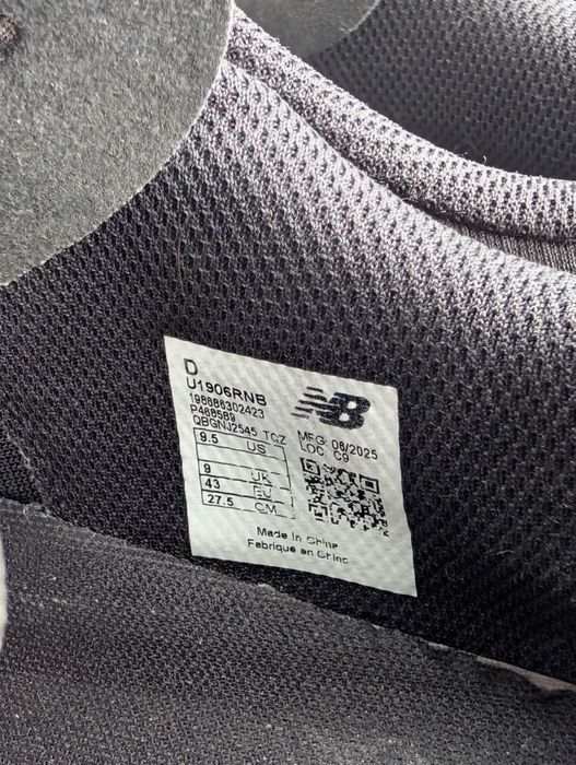 Newbalance 1906R buty sportowe męskie czarne rozmiar 43