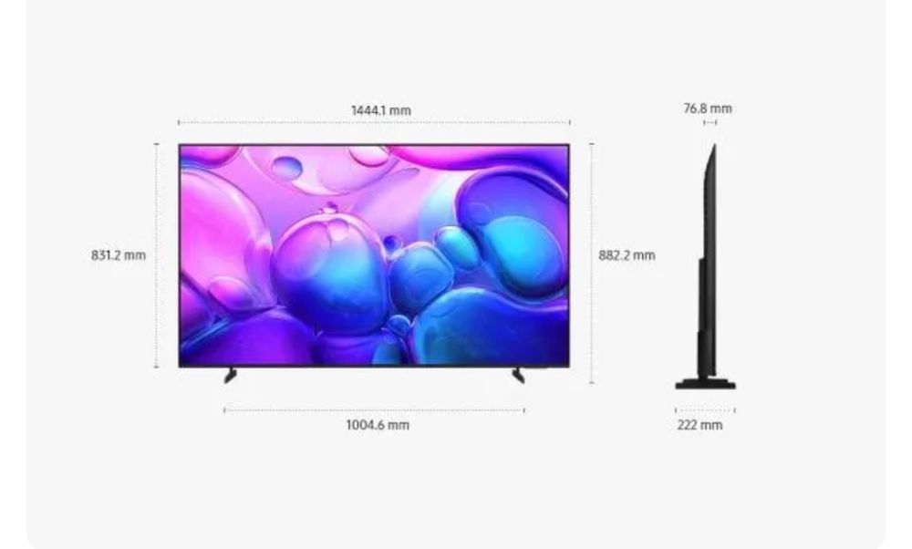 Samsung Qled TQ65Q6FAAU smart tv wifi HDR