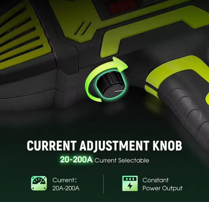 Máquina de Soldar Portátil ARC 20-200A – Formato Pistola Ultra-Leve