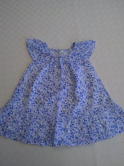 Vestido de manga curta
