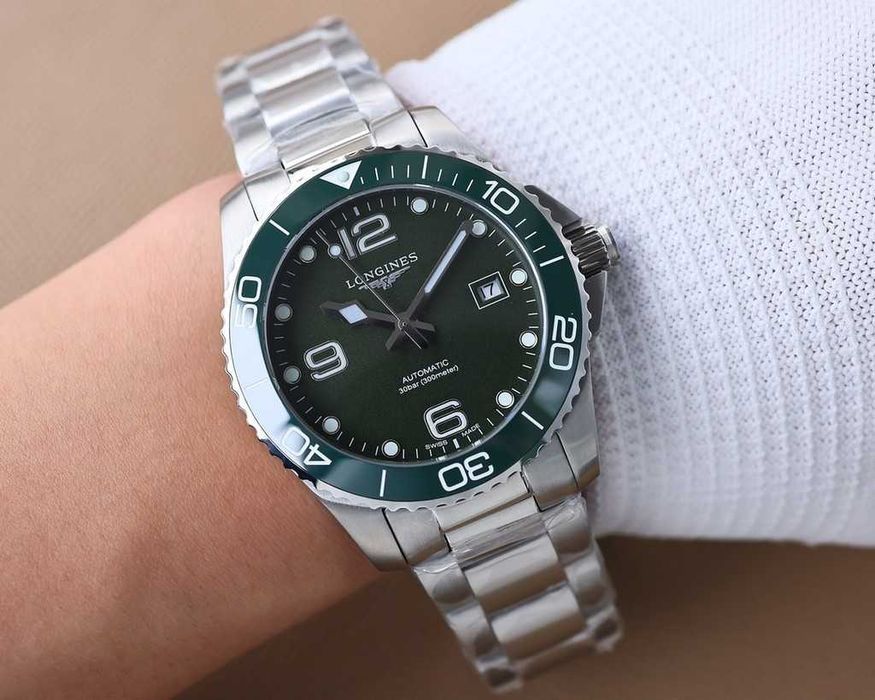 Годинник автоматичний LONGINES HYDROCONQUEST 42MM ULO/4832 зелений