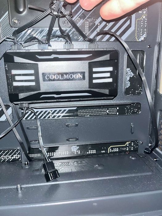 Корпус + материнська плата Asus tuf gaming B450 plus II