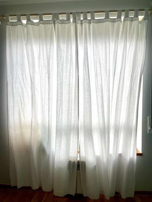 Conjunto Quarto / Escritório (candeeiro, cortinado e cadeira)