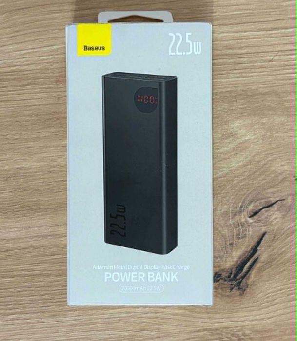 Baseus Adaman Power Bank 20000 mAh 22,5 W – NOWY