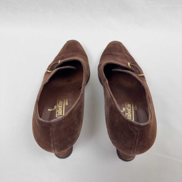 Sapatos Camurça Castanha Vintage Labotine Tam 35.5 (EU 35)