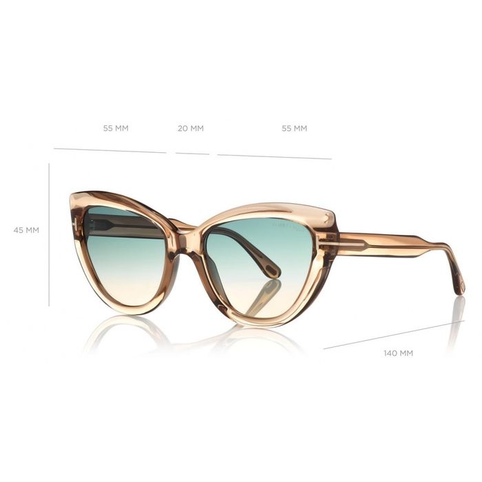 Окуляри Tom Ford Anya champagne оригінал — zdjęcie 3