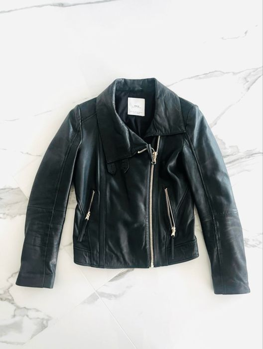 Mango kurtka skóra naturalna ala zara ramoneska 36,S