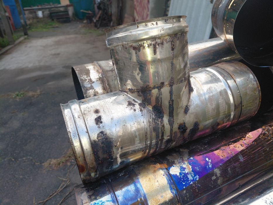 Труби до боржуйки діаметер 125 мм.