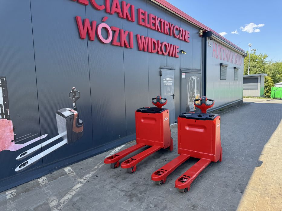 Paleciak elektryczny Linde T 16 z 2013r 1600 kg wózek Linde