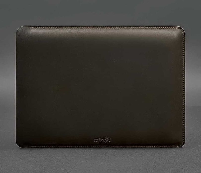 Чехол для MacBook Pro 13 ручная работа, темнокоричневый, вкладка