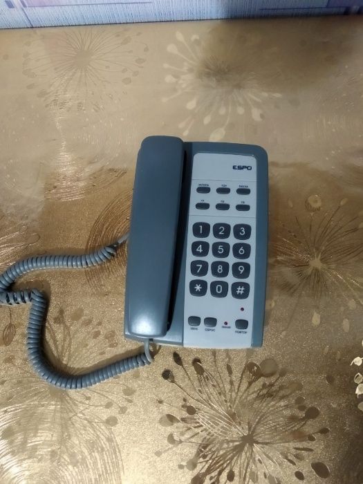 Телефон кнопочный ESPO, рабочий в хорошем состоянии