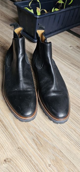 Skórzane Sztylbety męskie Pertini rozmiar 43 wkładka 28cm