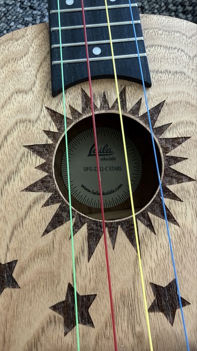 Ukulele + etui + nutki