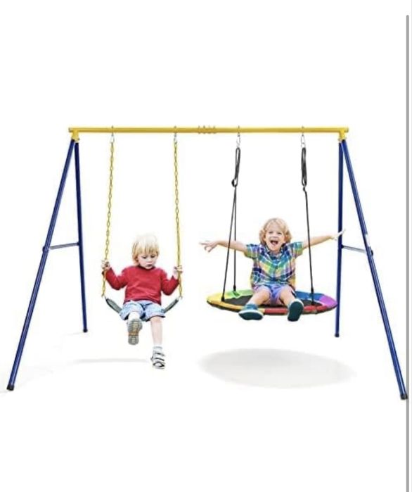 Baloiço infantil com 2 Assentos / crianças e adultos