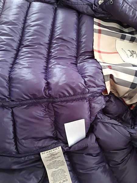 Пуховик Burberry, оригінал, розмір М,  жіночий