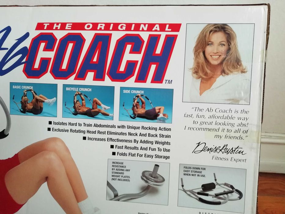 Ab Coach Roller - Aparelho de Fitness, NOVO!