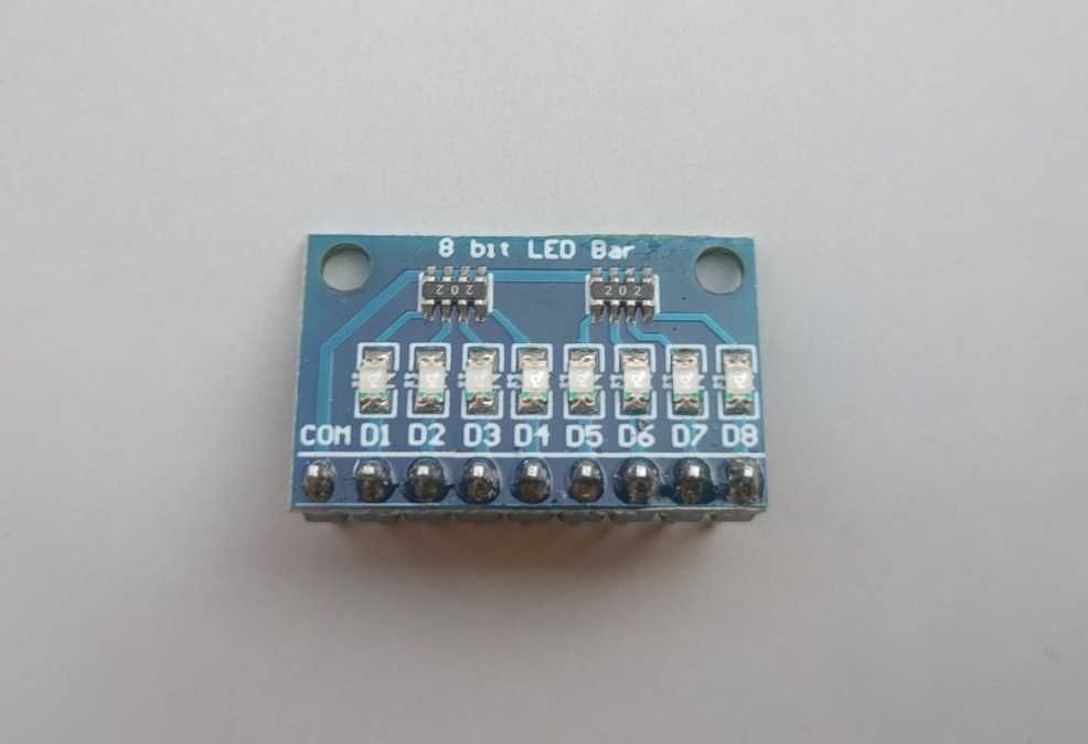 Arduino STM32 модуль индикации 8 SMD светодиодов и резисторы на плате