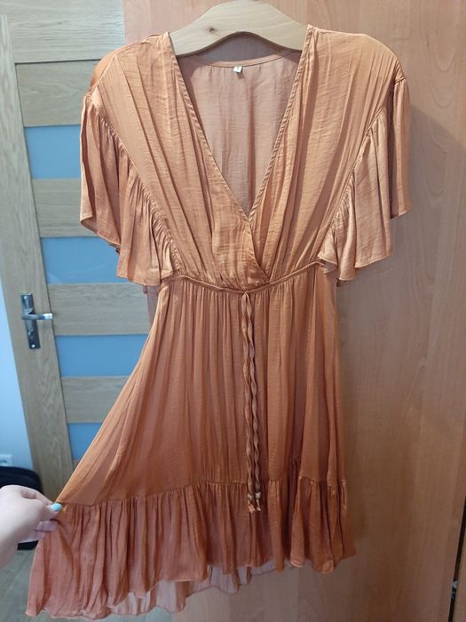 NOWA zwiewna sukienka mini letnia