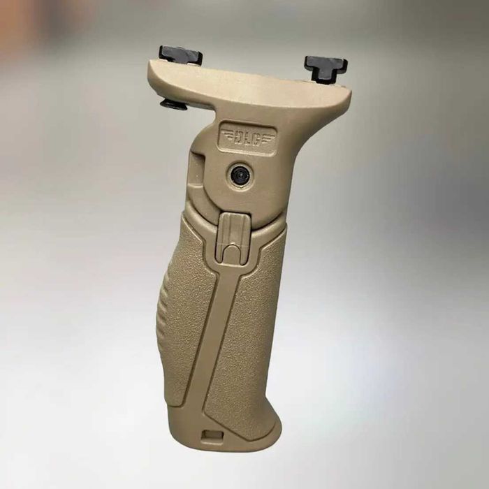 Рукоятка перенесення вогню DLG Tactical DLG-047 складана оригінал M-LOK передня рукоятка койот на цівку для AR-15 M4 АК рукоятка MLOK складна
